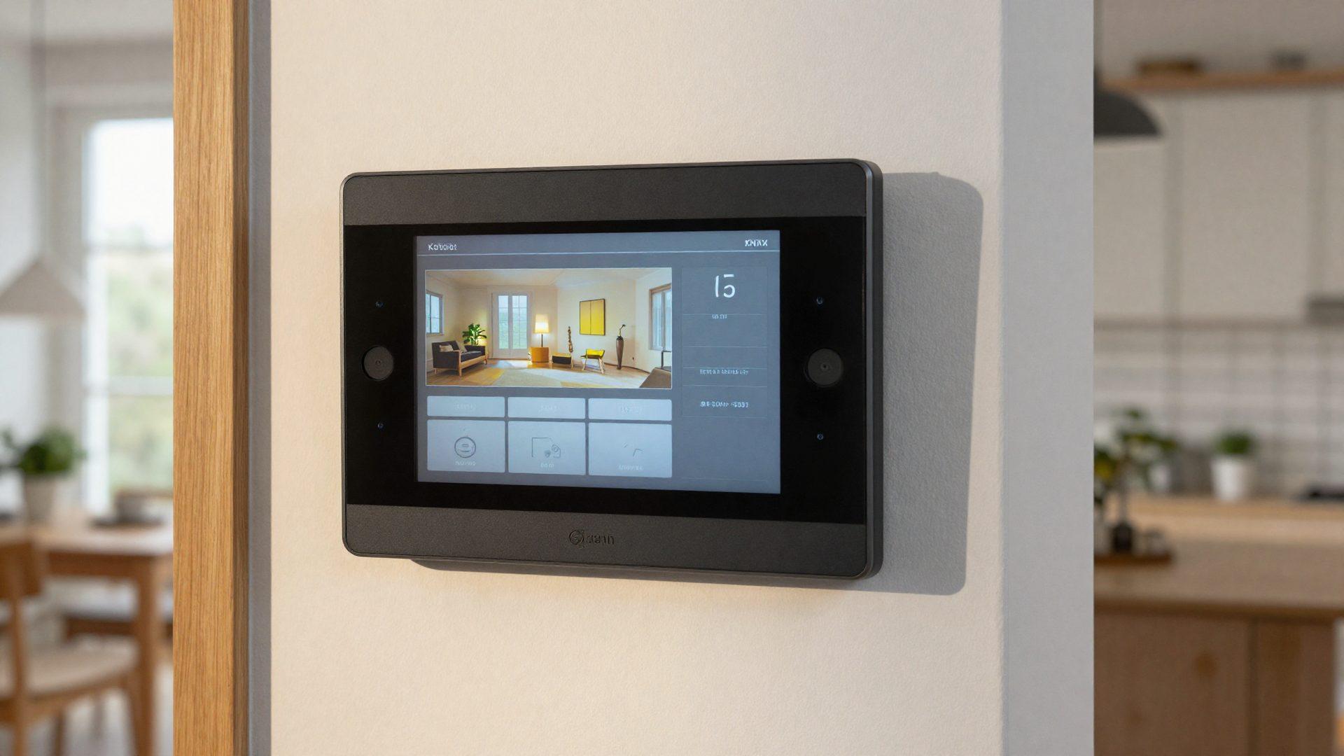 KNX-Touchpanel von Gira in einem Smart Home in Delmenhorst