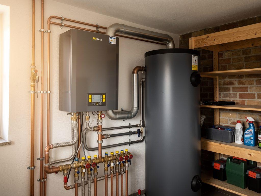 Luft-Wasser-Wärmepumpe Vaillant aroTHERM an einem Einfamilienhaus in Delmenhorst